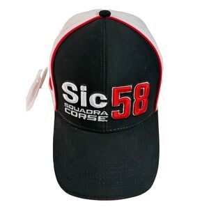 Marco Simoncelli Sic58 Squadra Corse MotoGP Pritelli Snapback Racing Cap Hat
